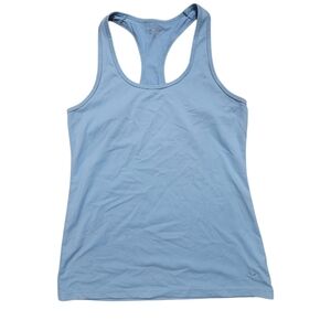 Champion Racerback Fitted Workout Tank Top  Light Blue Women's Size M